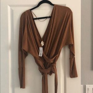 Free People wrap top